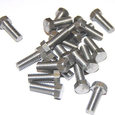 M8 M12 Stainless steel  hex metal Hexagon Bolt Fully Threaded Plain polish surface A4-80