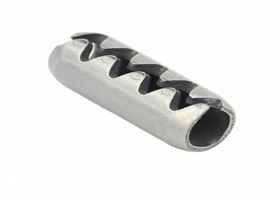 Spring Pin With Tooth Slot Stainless Steel SS 304 316 Light Type / Heavy Type Tooth Slotted Spring ...