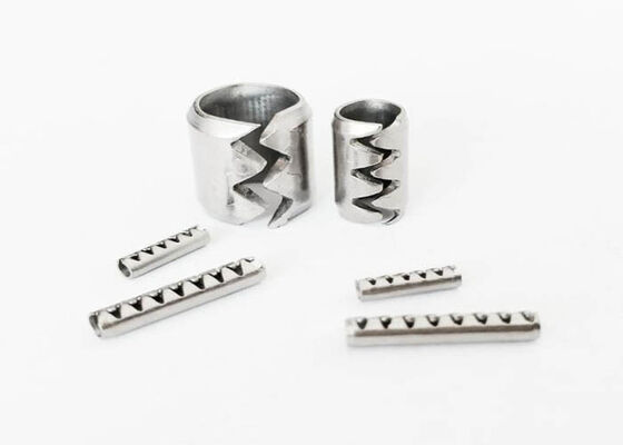 Pin Light Spring Stainless Steel SS 304 316 Light Type / Heavy Type Tooth Slotted Spring ...